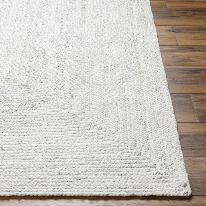Kenyi Contemporary Abstract White And Gray Rug - The Rug Decor