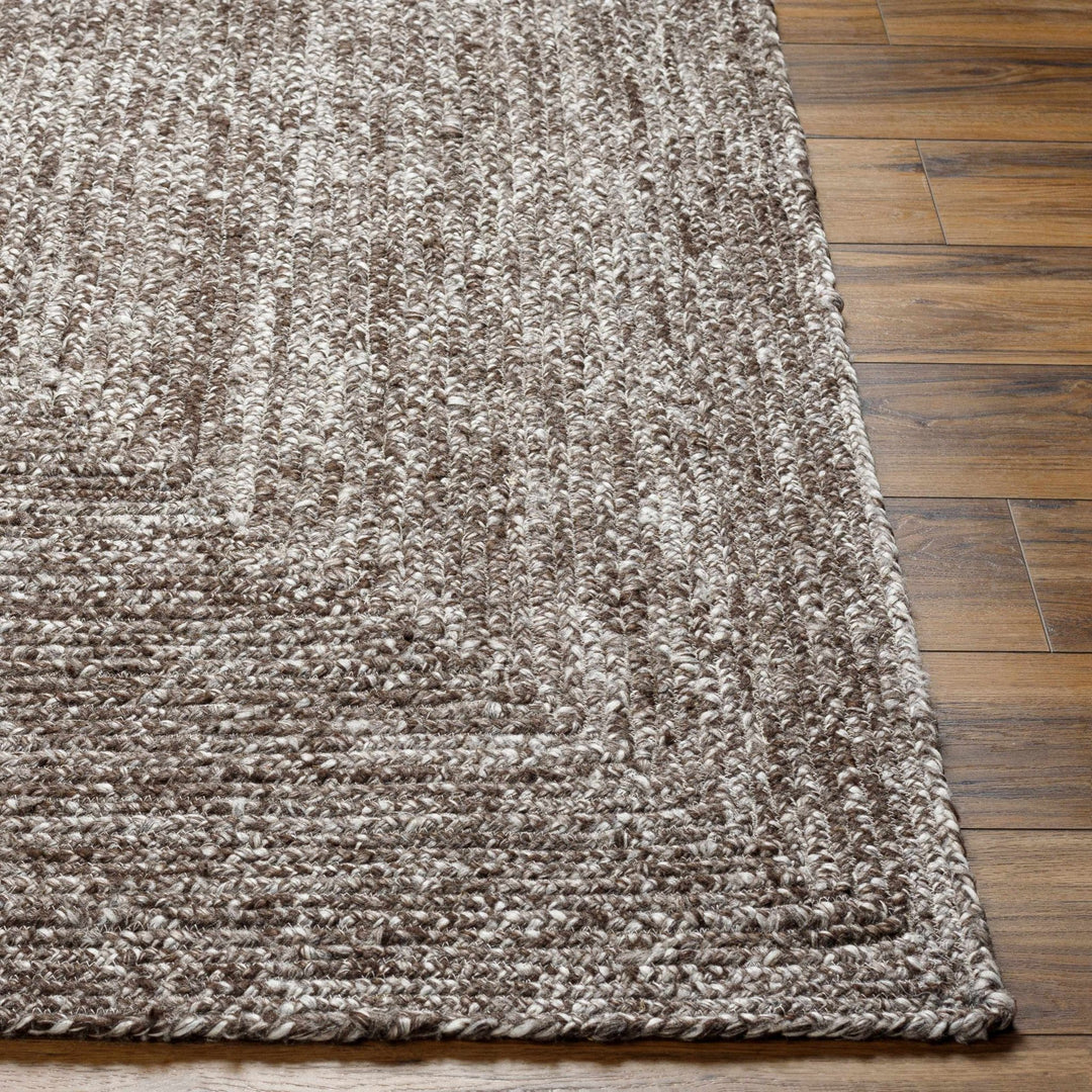Kenyi Contemporary Braided Brown And Gray Rug - The Rug Decor