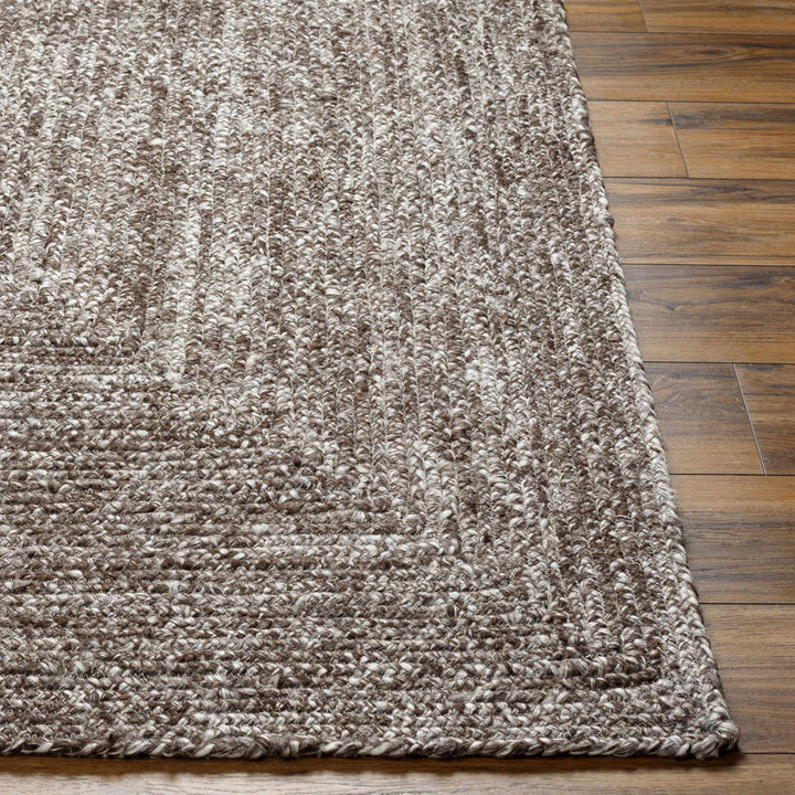 Kenyi Contemporary Braided Brown And Gray Rug - The Rug Decor