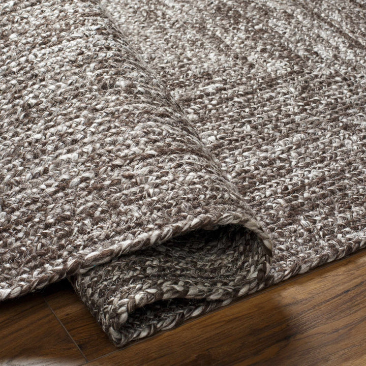 Kenyi Contemporary Braided Brown And Gray Rug - The Rug Decor
