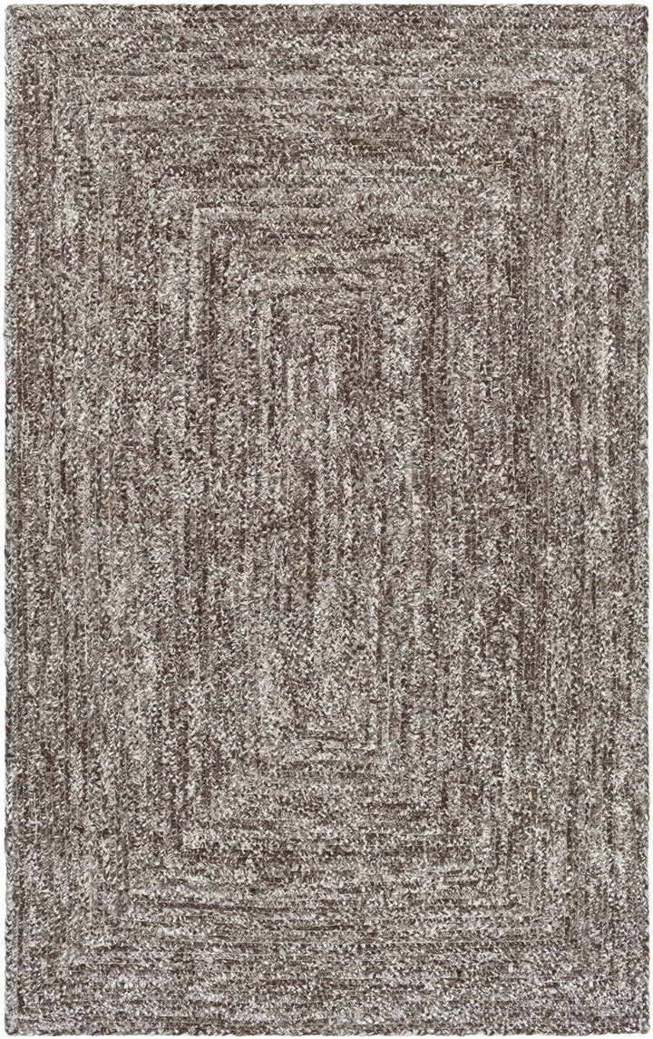 Kenyi Contemporary Braided Brown And Gray Rug - The Rug Decor