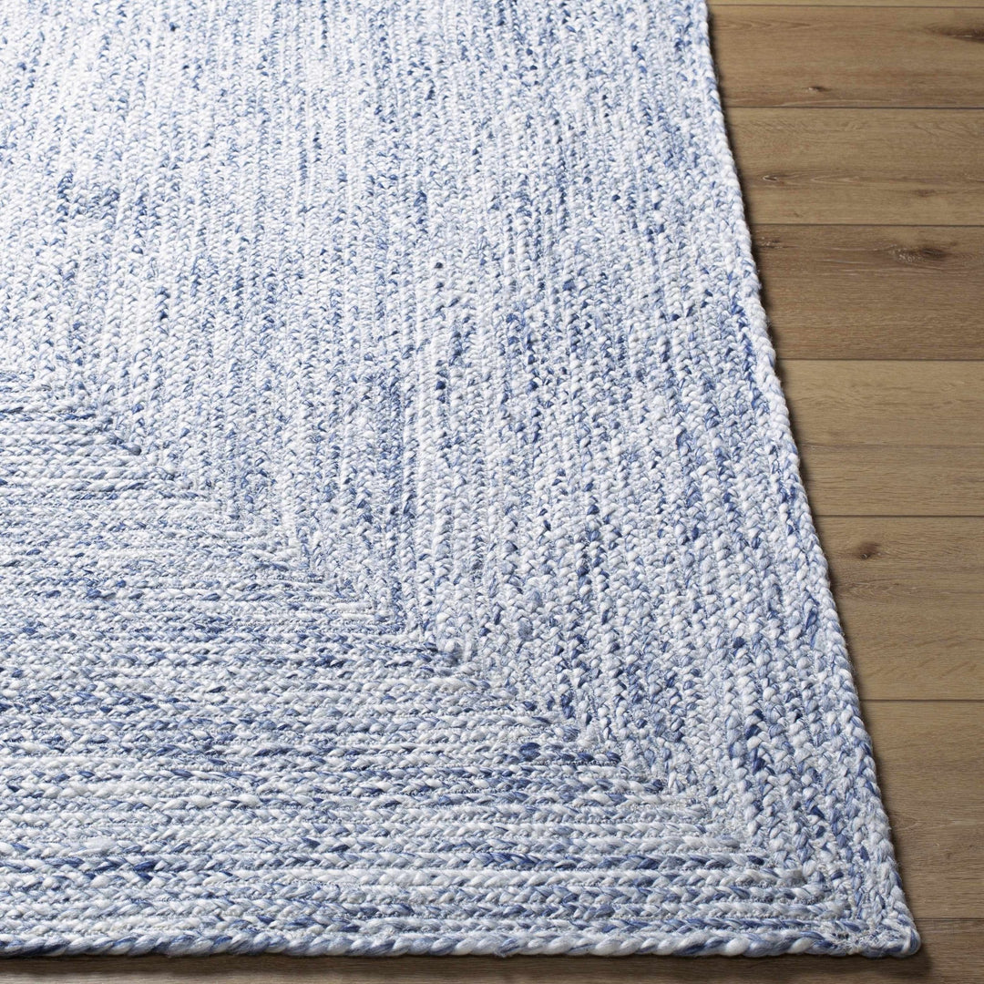 Kenyi Contemporary Solid Design Navy Hand Woven Rug - The Rug Decor
