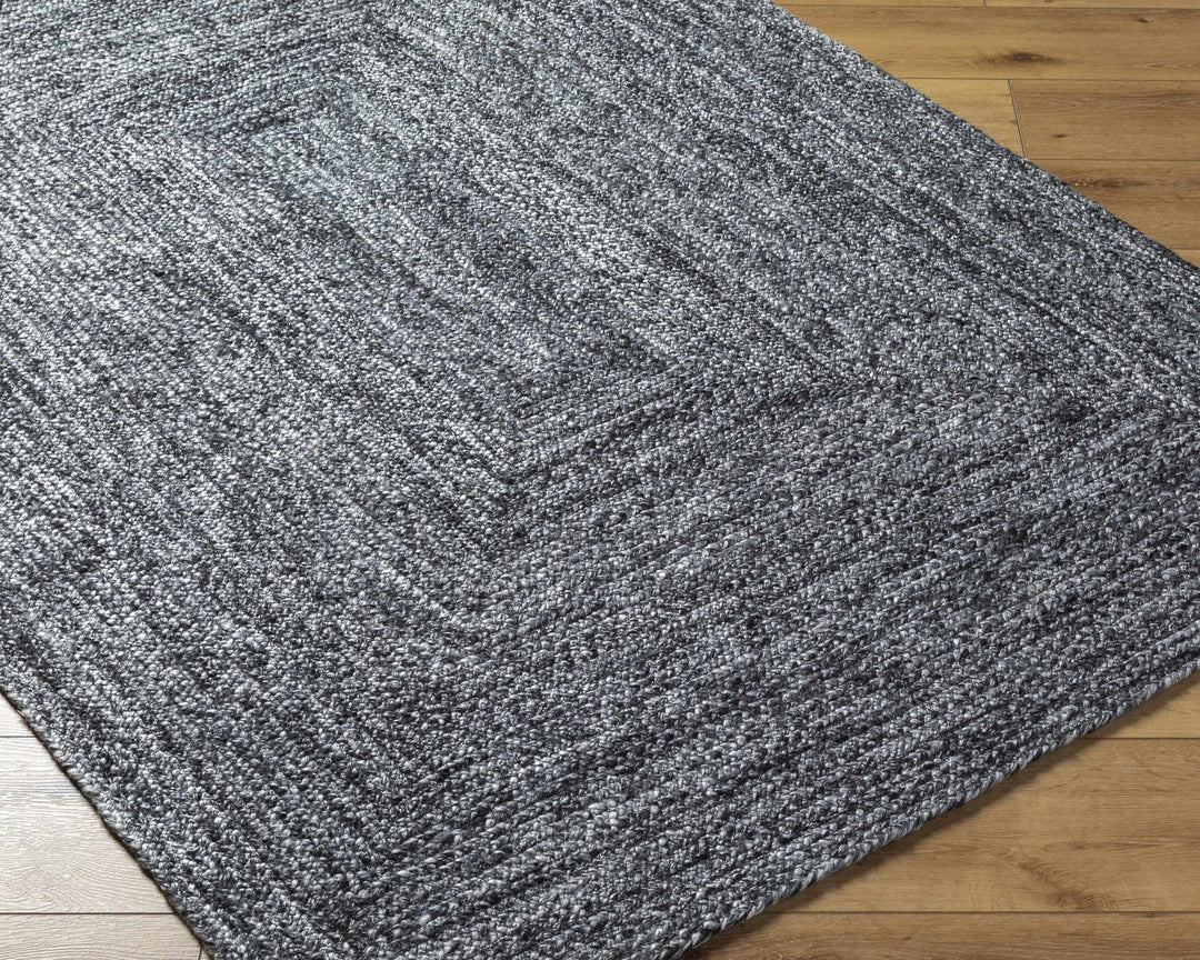Kenyi Contemporary Style Black Hand Woven Area Rug - The Rug Decor