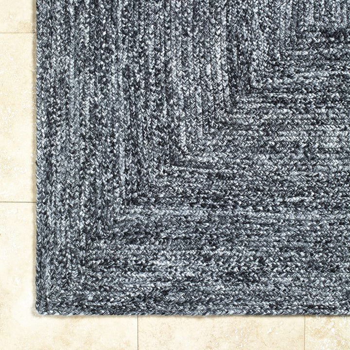 Kenyi Contemporary Style Black Hand Woven Area Rug - The Rug Decor