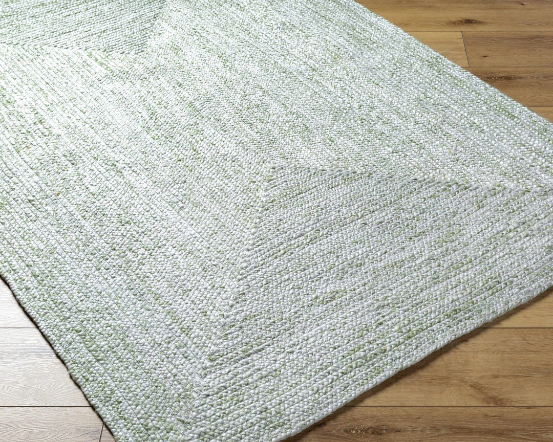Kenyi Lime Contemporary Style Green Hand Woven Rug - The Rug Decor