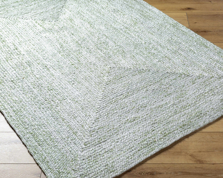 Kenyi Lime Contemporary Style Green Hand Woven Rug - The Rug Decor