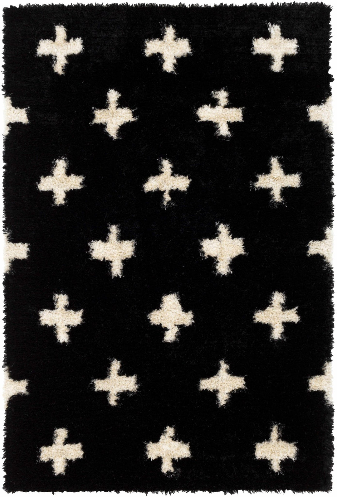 Keperra Modern Style Black And Ivory Hand Tufted Area Rug - The Rug Decor