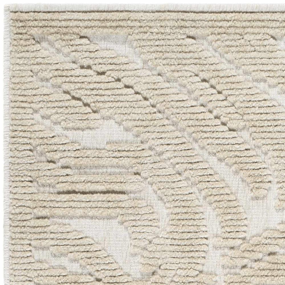Keto Beige Contemporary Style Washable Area Rug - The Rug Decor