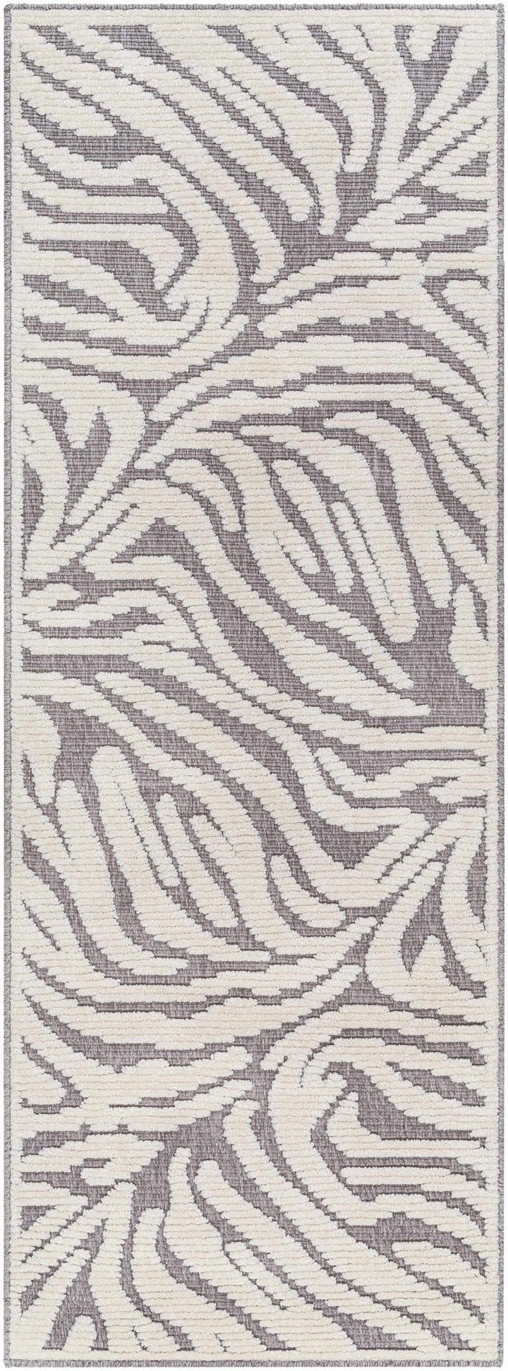 Keto Modern Gray And Ivory Zebra Rug - The Rug Decor