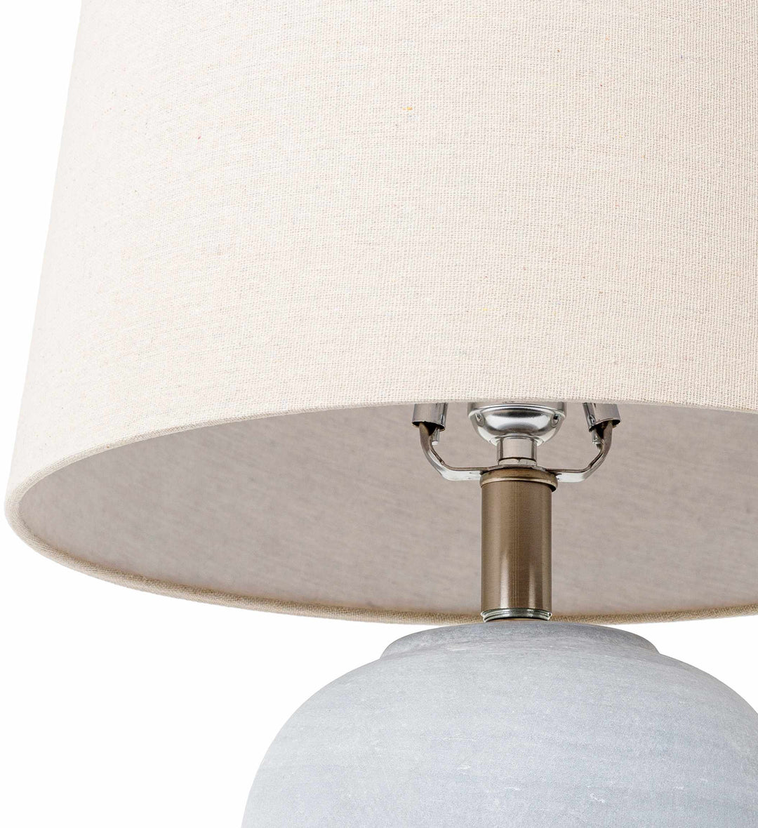 Khoi Gray Ceramic Table Lamp | Contemporary Accent Lighting