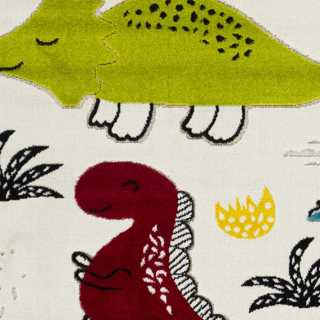 Kids Dianosour Colorful Jungle Playroom Area Rug - The Rug Decor