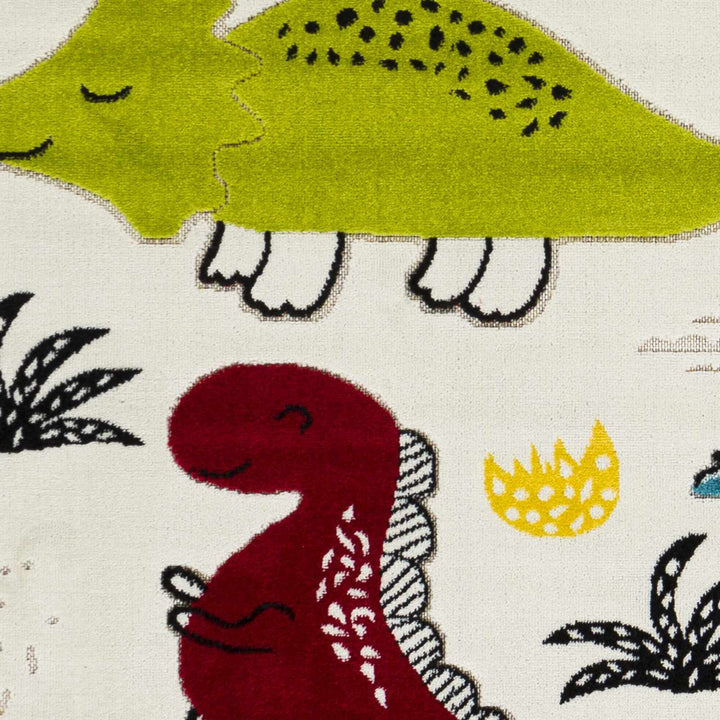 Kids Dianosour Colorful Jungle Playroom Area Rug - The Rug Decor