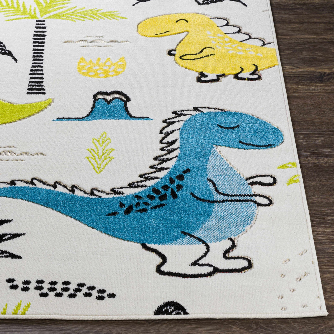 Kids Dianosour Colorful Jungle Playroom Area Rug - The Rug Decor