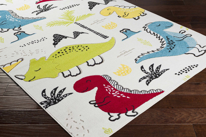 Kids Dianosour Colorful Jungle Playroom Area Rug - The Rug Decor