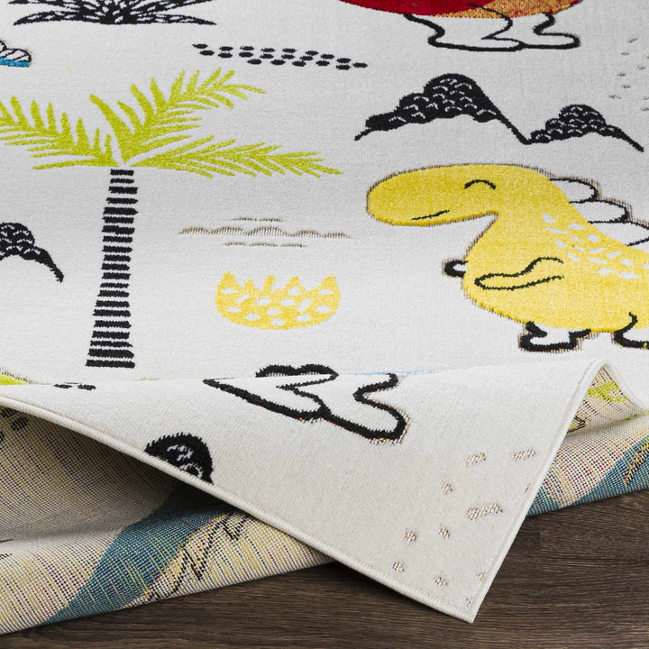 Kids Dianosour Colorful Jungle Playroom Area Rug - The Rug Decor