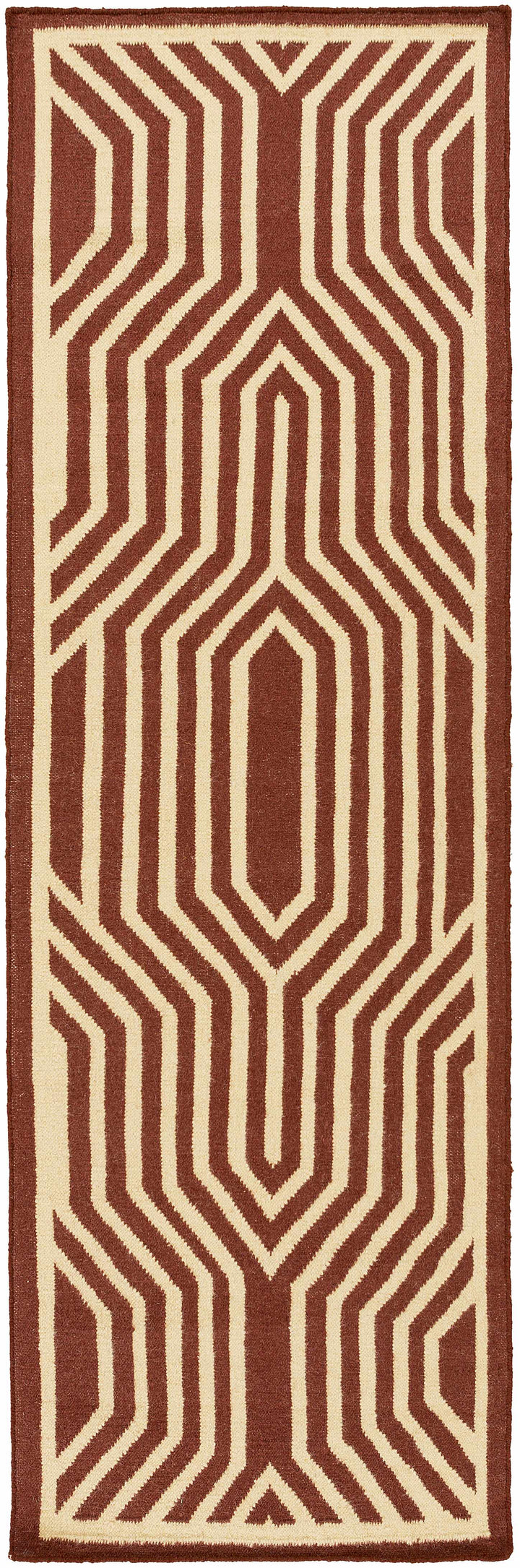 Kinghorn Brown Contemporary Style Hand Woven Area Rug
