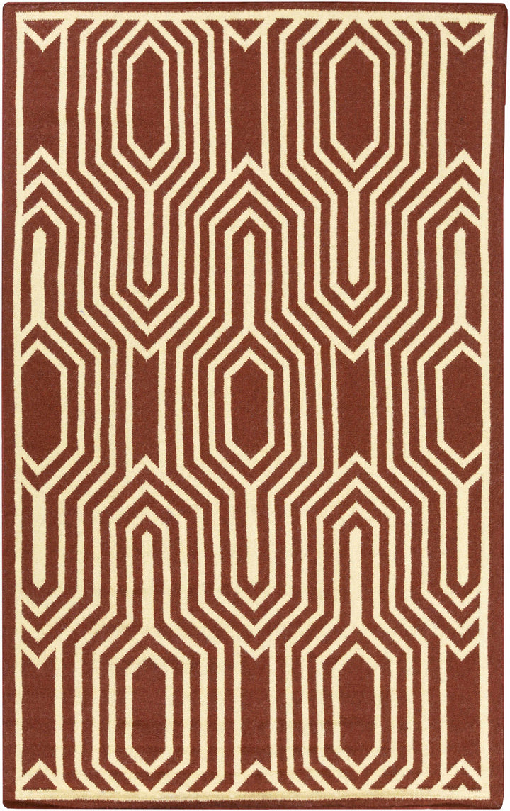 Kinghorn Brown Contemporary Style Hand Woven Area Rug