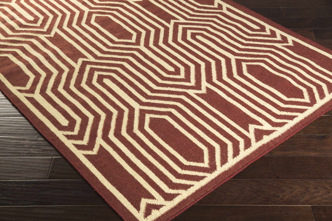 Kinghorn Brown Contemporary Style Hand Woven Area Rug