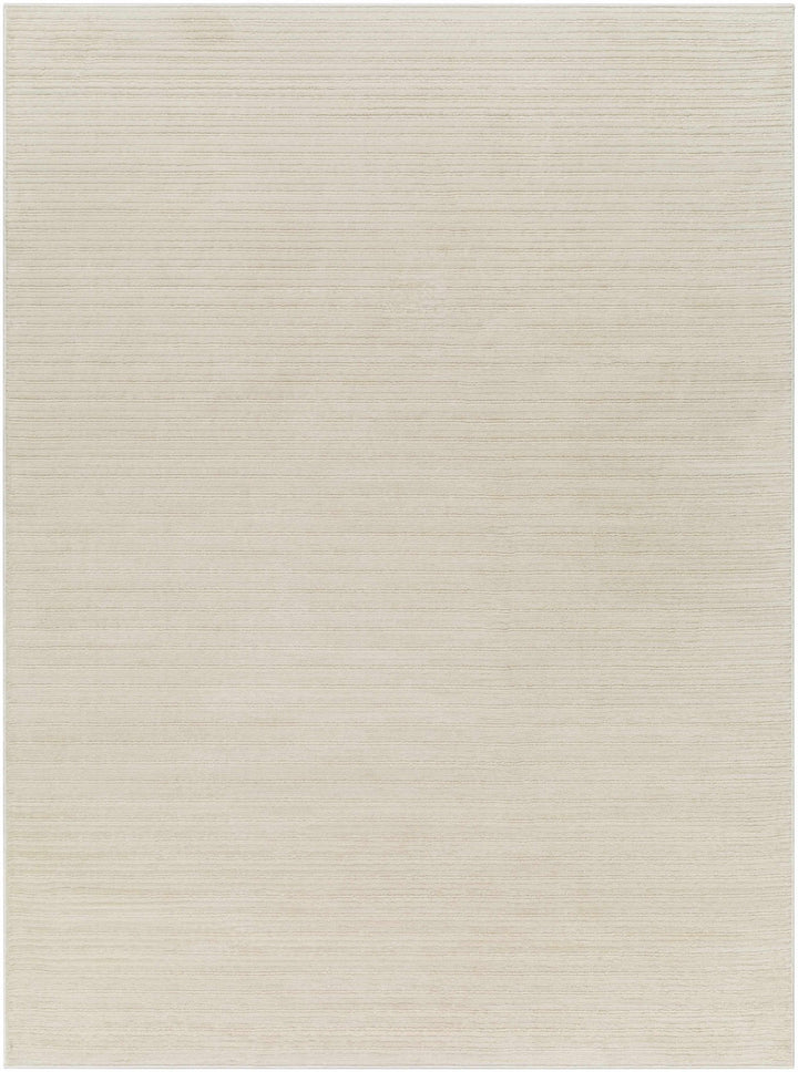 Kini Modern Stripe Pattern Beige Washable Rug - The Rug Decor