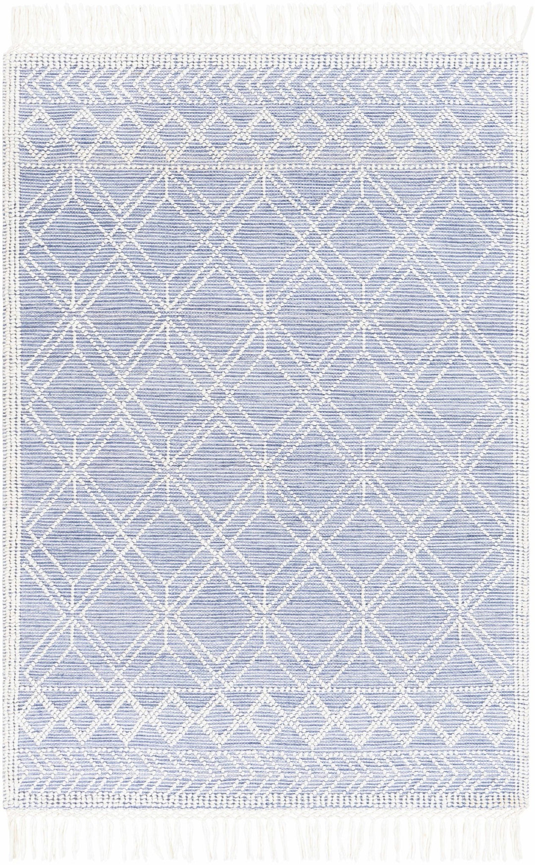Kipp Modern Geometric Design Blue Hand Woven Rug - The Rug Decor