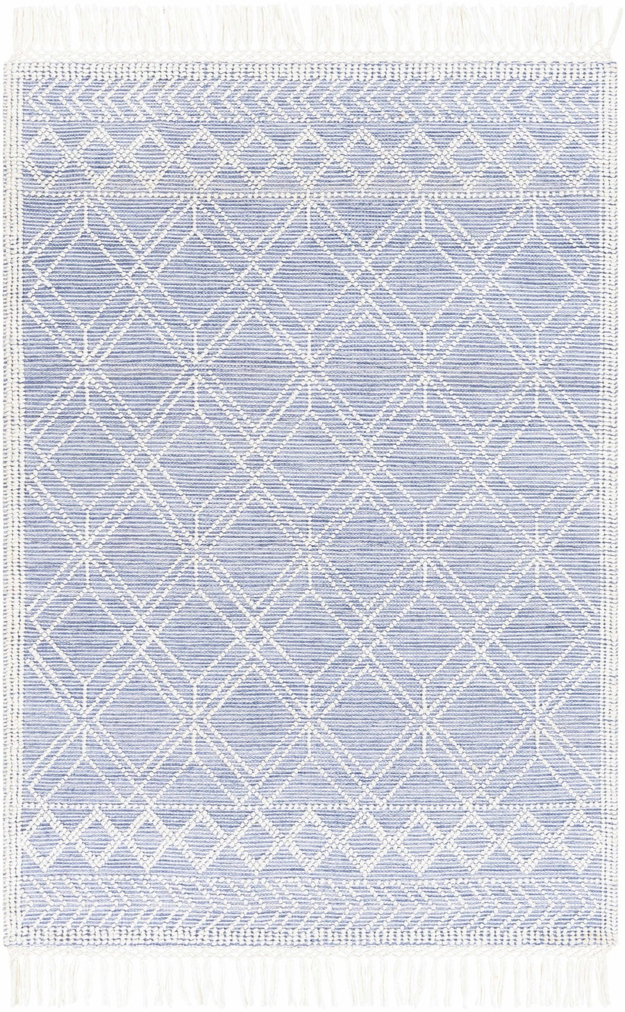 Kipp Modern Geometric Design Blue Hand Woven Rug - The Rug Decor