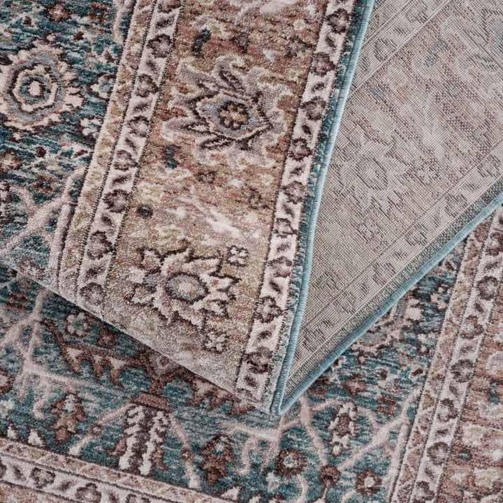 Kitango Traditional Charcoal And Brown Area Rug - The Rug Decor