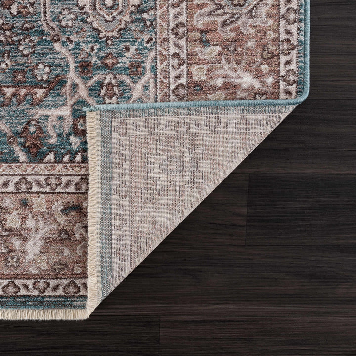 Kitango Traditional Charcoal And Brown Area Rug - The Rug Decor
