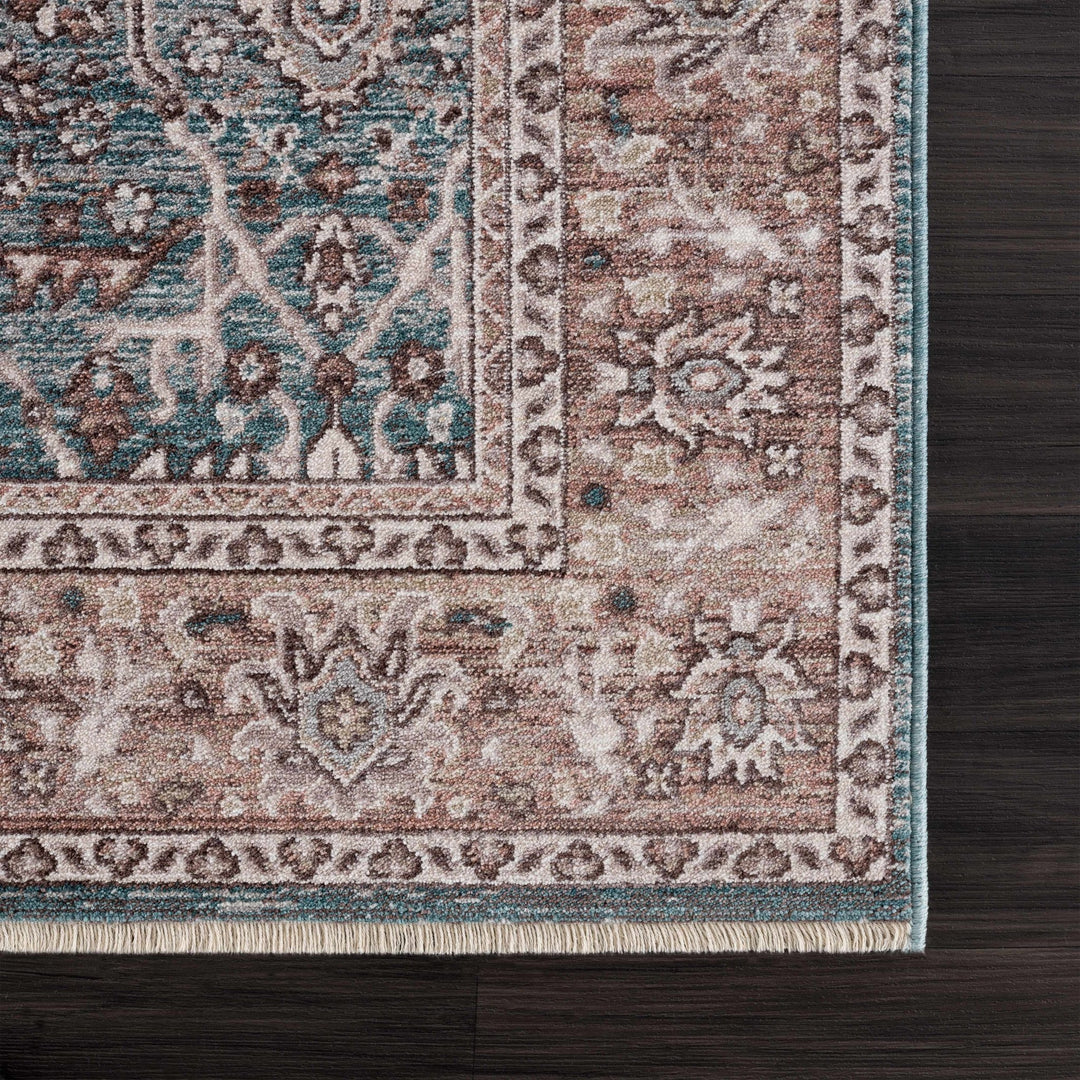 Kitango Traditional Charcoal And Brown Area Rug - The Rug Decor