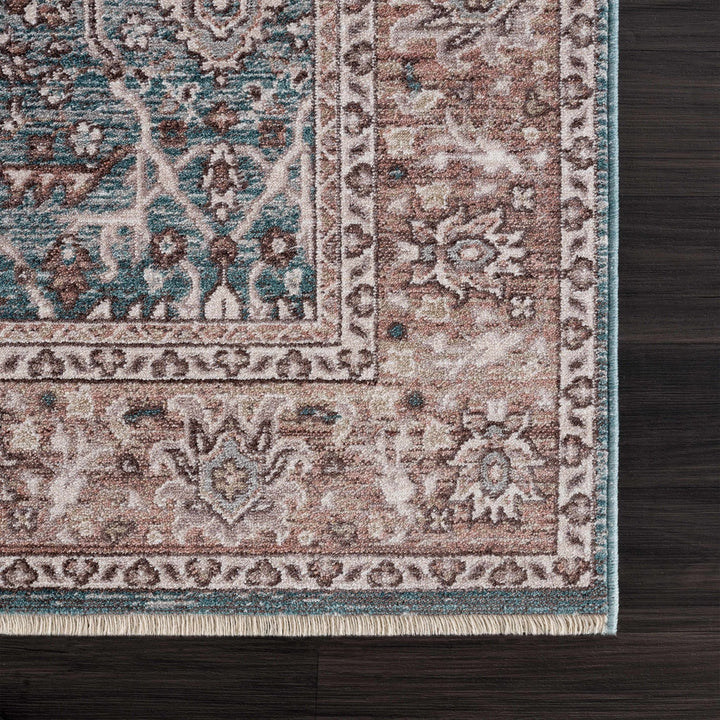 Kitango Traditional Charcoal And Brown Area Rug - The Rug Decor