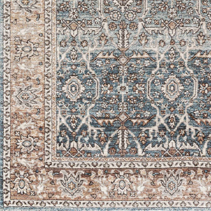 Kitango Traditional Charcoal And Brown Area Rug - The Rug Decor