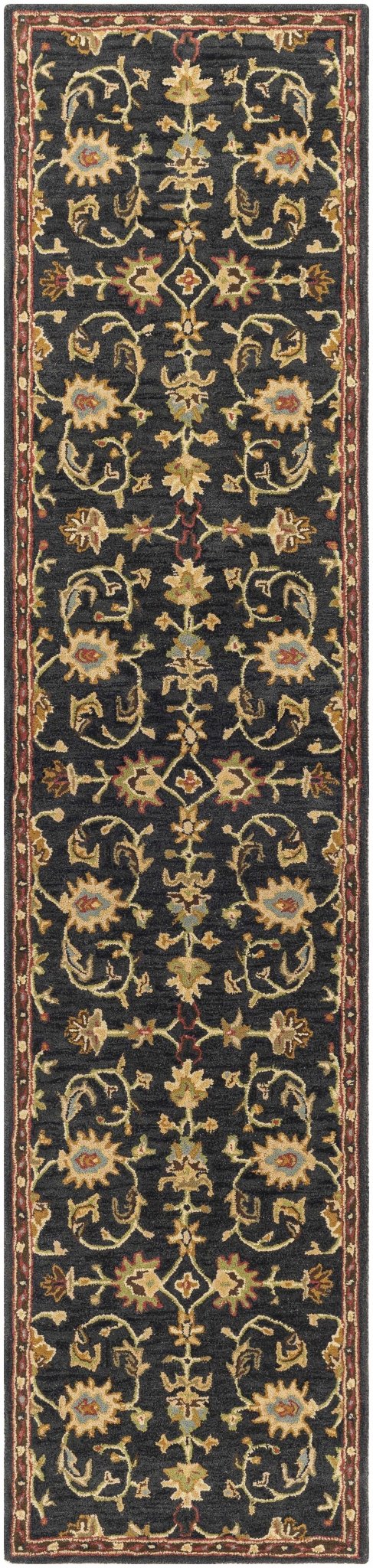 Kittredge Traditional Design Taupe Hand Tufted Wool Rug - The Rug Decor