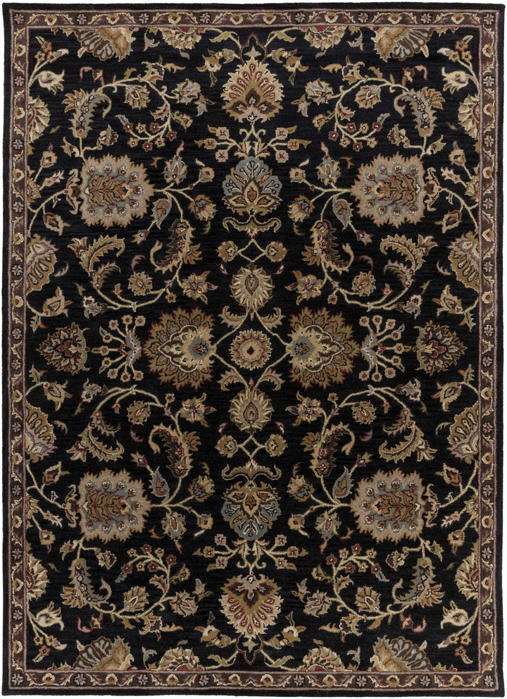 Kittredge Traditional Design Taupe Hand Tufted Wool Rug - The Rug Decor
