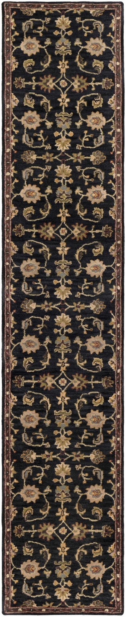 Kittredge Traditional Design Taupe Hand Tufted Wool Rug - The Rug Decor