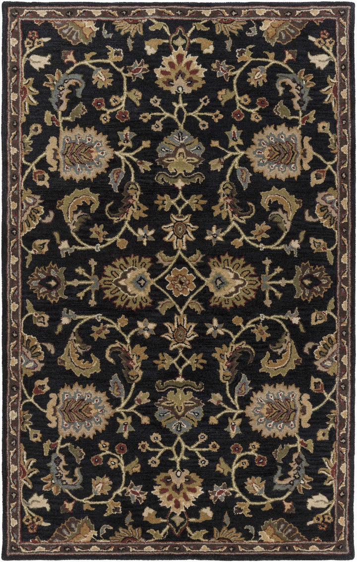 Kittredge Traditional Design Taupe Hand Tufted Wool Rug - The Rug Decor