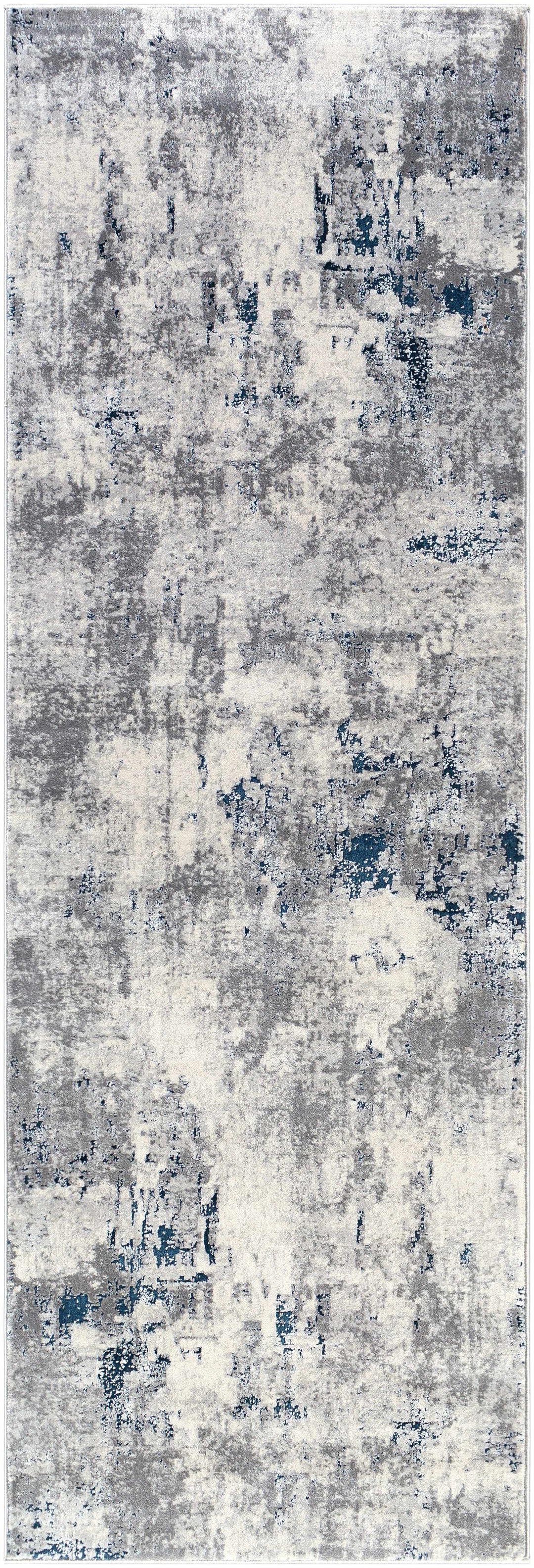 Killara Ivory And Gray Modern Abstract Design Area Rug