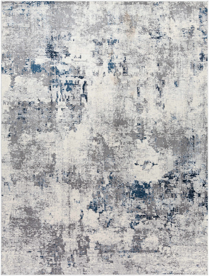 Killara Ivory And Gray Modern Abstract Design Area Rug