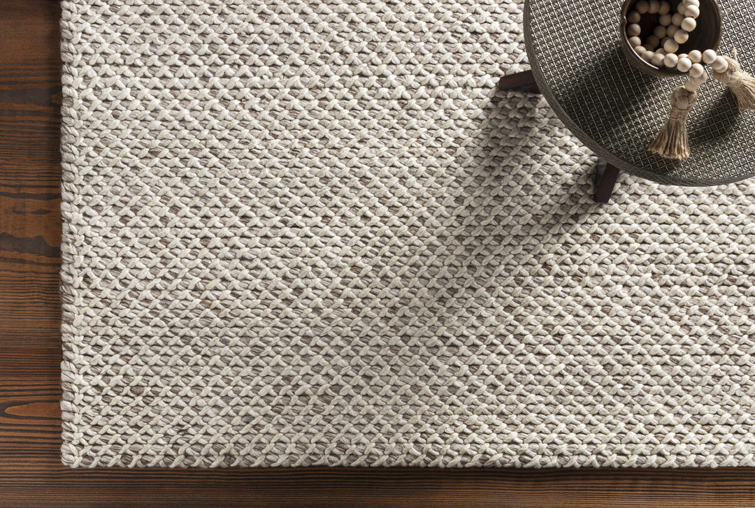 Kimberley Contemporary Style Ivory And Beige Hand Woven Area Rug