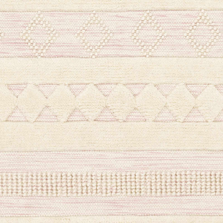 Knapp Modern Style Ivory Hand Woven Wool Area Rug