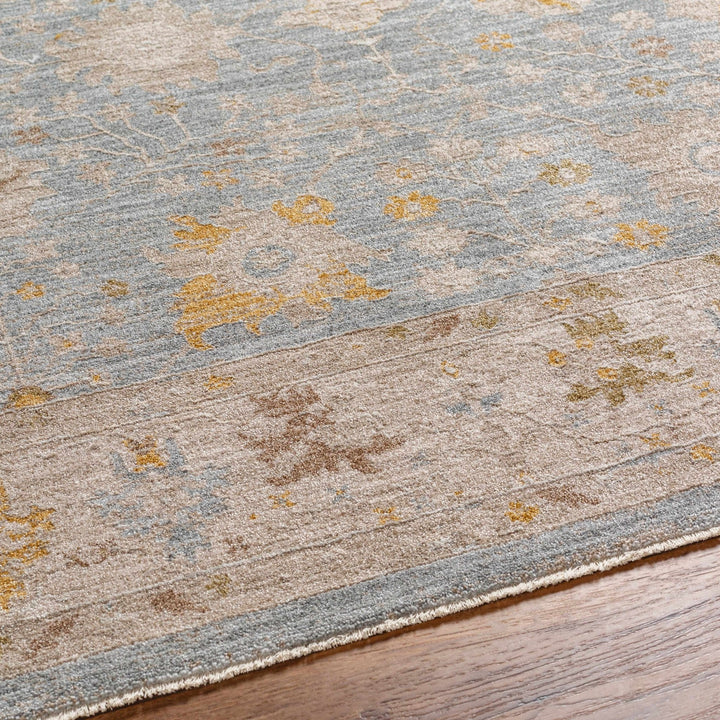 Kofi Traditional Style Blue And Beige Area Rug - The Rug Decor
