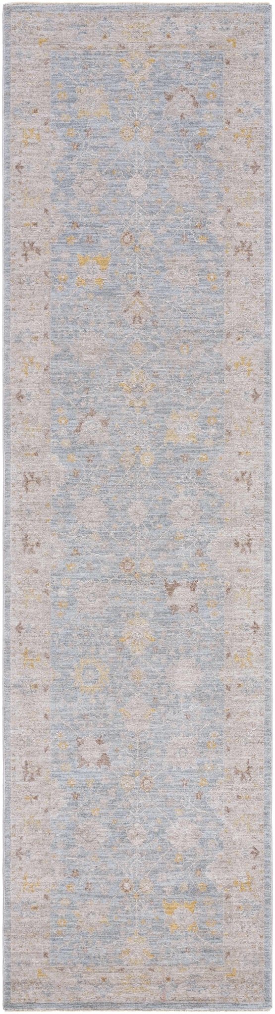 Kofi Traditional Style Blue And Beige Area Rug - The Rug Decor
