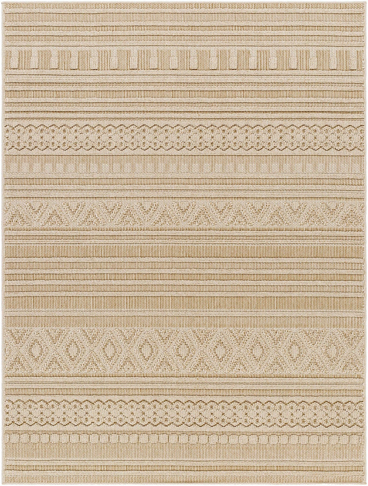 Kojo Contemporary Style Tan Outdoor Area Rug - The Rug Decor