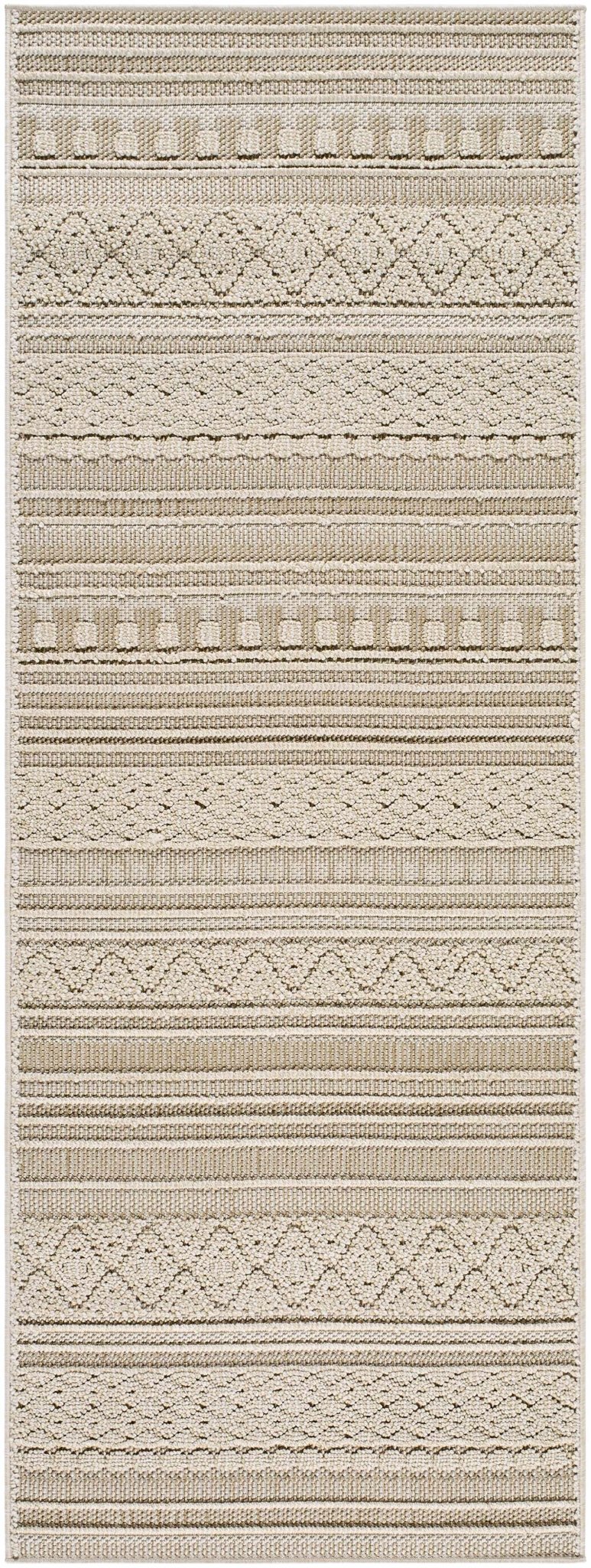 Kojo Contemporary Style Tan Outdoor Area Rug - The Rug Decor