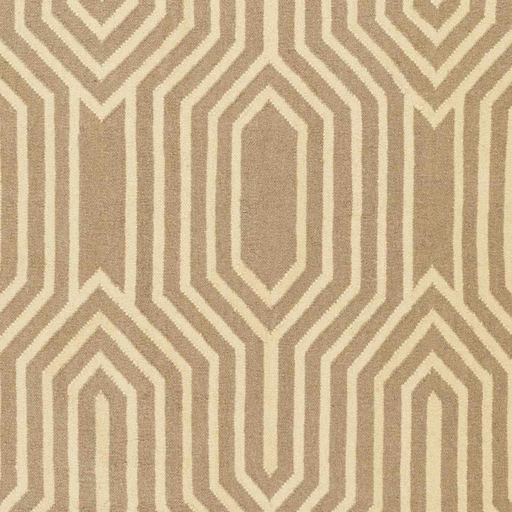 Koosharem Contemporary Style Beige Hand Woven Area Rug