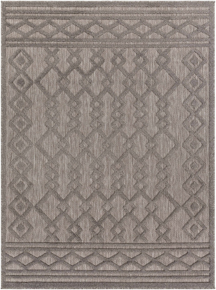 Kort Contemporary Geometrical Gray Area Rug - The Rug Decor