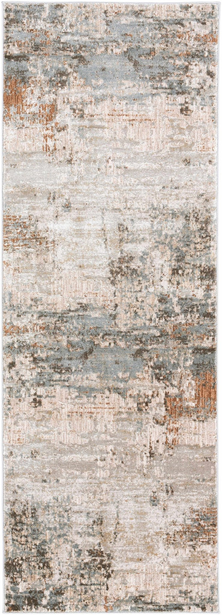 Kress Modern Abstract Design Taupe And Gray Area Rug - The Rug Decor