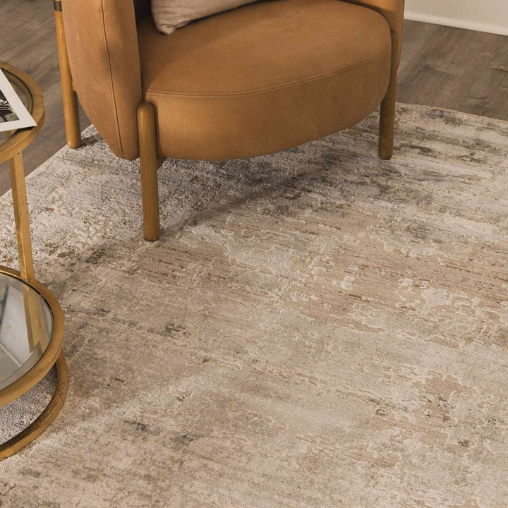 Kress Modern Abstract Design Taupe And Gray Area Rug - The Rug Decor