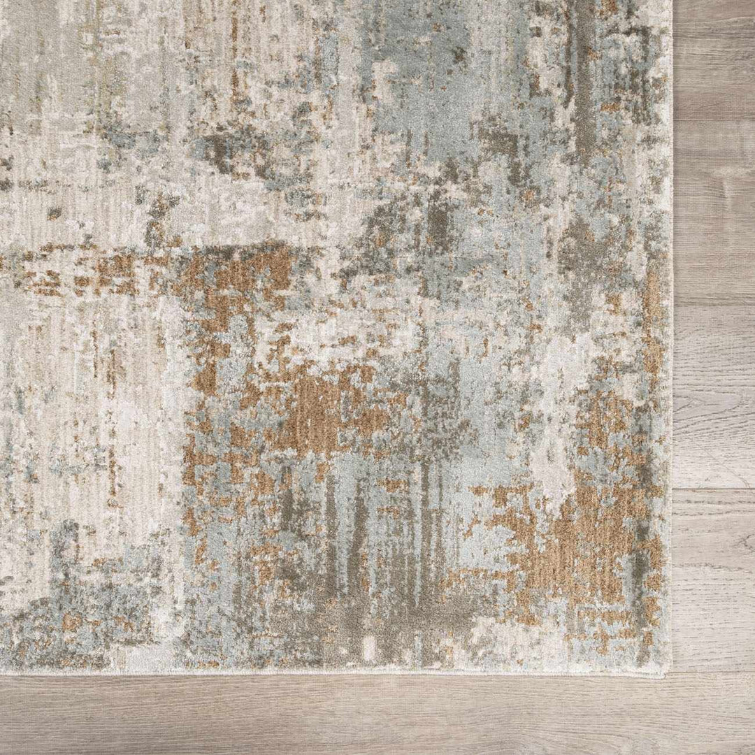 Kress Modern Abstract Design Taupe And Gray Area Rug - The Rug Decor