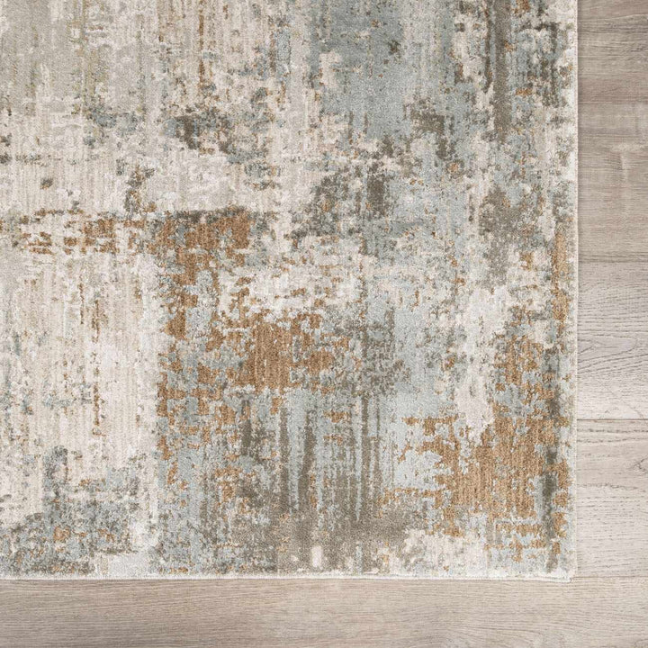 Kress Modern Abstract Design Taupe And Gray Area Rug - The Rug Decor