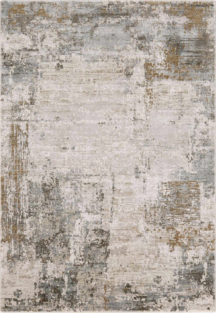Kress Modern Abstract Design Taupe And Gray Area Rug - The Rug Decor