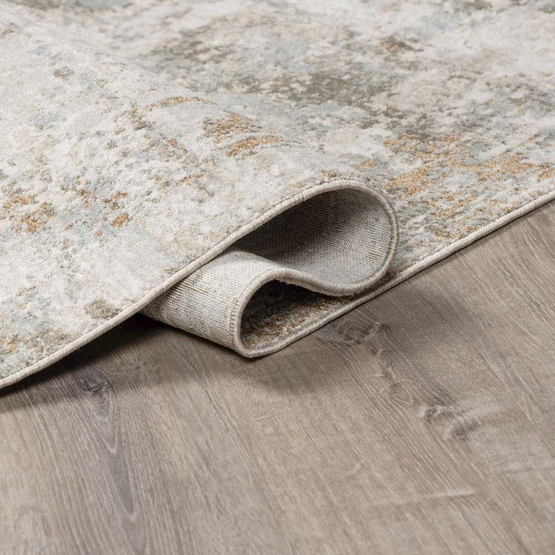 Kress Modern Abstract Design Taupe And Gray Area Rug - The Rug Decor